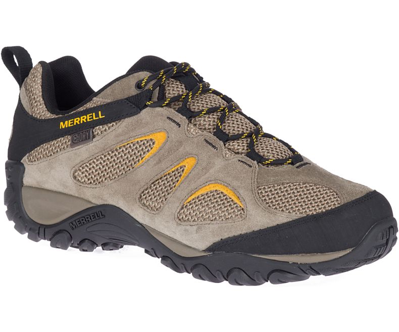 Merrell Yokota 2 Vedenpitävät Miesten Vaelluskengät Beige Mustat | 35420M-2WB