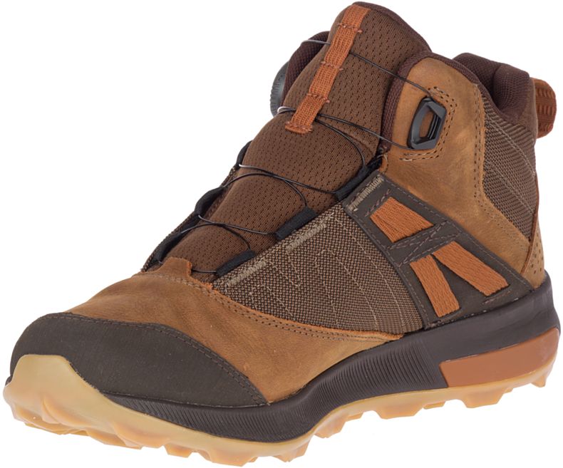 Merrell Zion Boa Mid GORE -TEX® Miesten Vaelluskengät Ruskea | 41232M-2HB