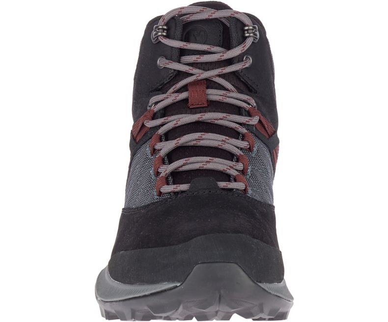 Merrell Zion Mid Vedenpitävät Miesten Vaelluskengät Mustat | 40759M-2HB