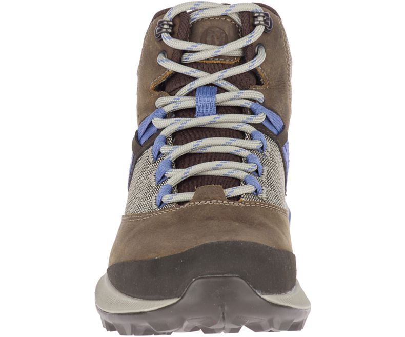 Merrell Zion Mid Vedenpitävät Naisten Vaelluskengät Ruskea | 40758W-1HB