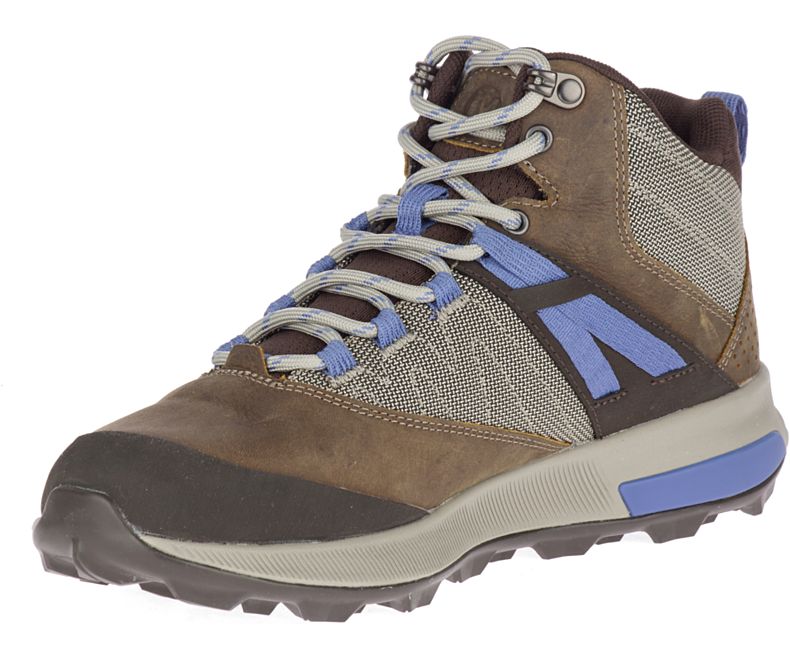 Merrell Zion Mid Vedenpitävät Naisten Vaelluskengät Ruskea | 40758W-1HB