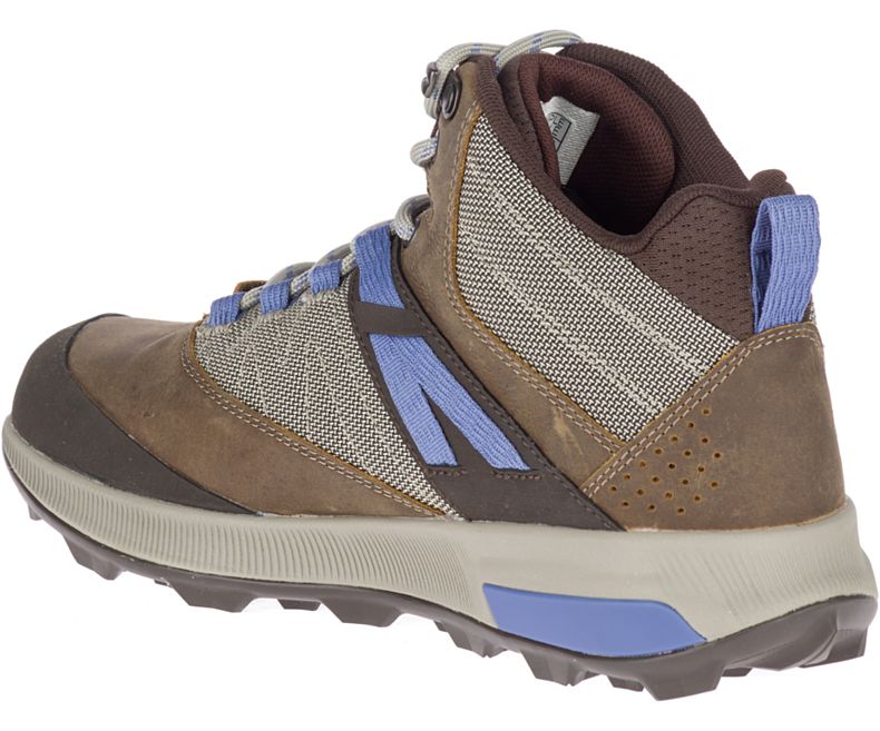 Merrell Zion Mid Vedenpitävät Naisten Vaelluskengät Ruskea | 40758W-1HB