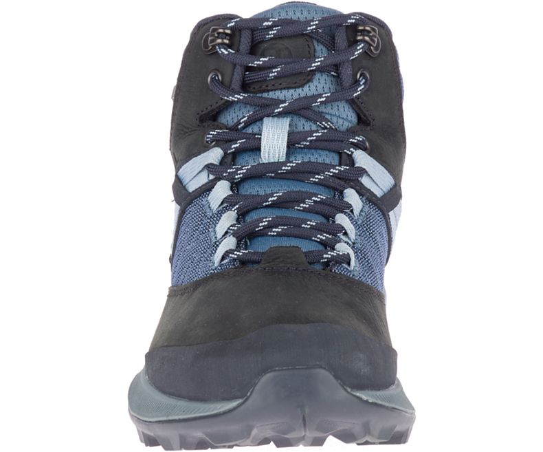 Merrell Zion Mid Vedenpitävät Naisten Vaelluskengät Laivastonsininen | 40758W-1HN