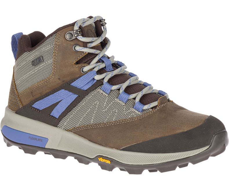 Merrell Zion Mid Vedenpitävät Naisten Vaelluskengät Ruskea | 40758W-1WB