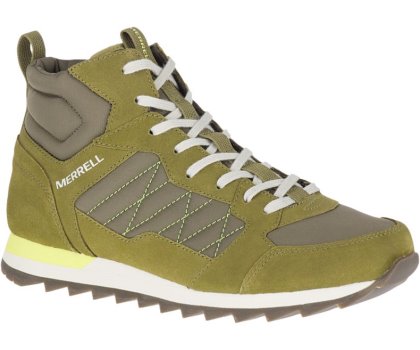 Merrell Alpine Sneaker Mid Miesten Tennarit Oliivinvihreä | 39590M-2SO