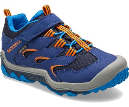 Merrell Chameleon 7 Low A/C Vedenpitävät Boot Lasten Vaellussaappaat Laivastonsininen Oranssi | 38800K-2HN