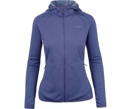 Merrell Entrada Geotex Long Sleeve Full Zip Naisten Kevyet Takit Violetit | 39691W-1LP