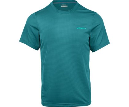 Merrell Entrada II Lyhyt Sleeve Wicking Tech Tee Miesten Lyhythihaiset Paidat Vihreä | 32832M-2SG