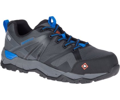 Merrell Fullbench 2 SD Steel Varvas Työ Shoe Miesten Työkengät Harmaat | 34547M-2WG