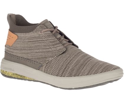 Merrell Gridway Mid Miesten Vapaa-ajan Kengät Khaki | 35886M-2CK