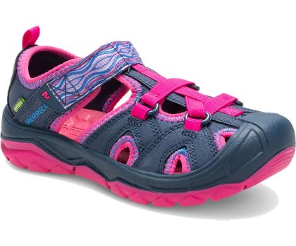 Merrell Hydro Sandal Lasten Sandaalit Laivastonsininen Pinkki | 26222K-1SN