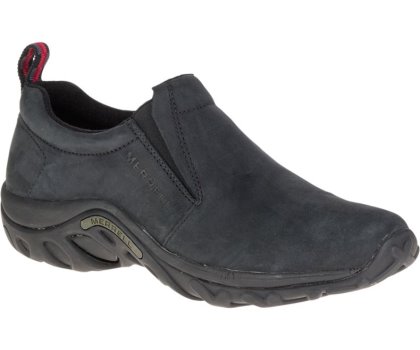 Merrell Jungle Moc Nubuck Miesten Slip On Kengät Mustat | 17705M-2SB