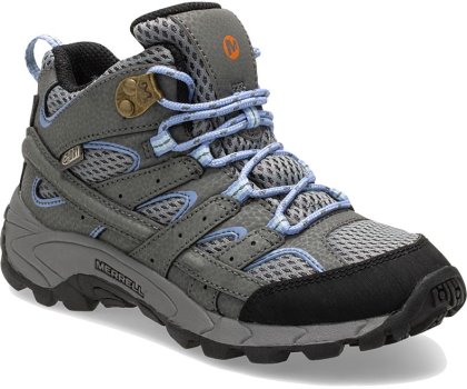 Merrell Moab 2 Mid Vedenpitävät Boot Lasten Saappaat Harmaat Vaaleanvioletit | 32844K-2HG