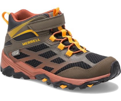 Merrell Moab FST Mid A/C Vedenpitävät Boot Lasten Saappaat Tummanoliivinvihreä | 30140K-1HD