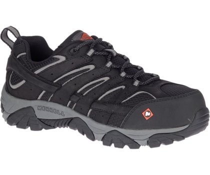 Merrell Moab Vertex Vent Comp Varvas Työ Shoe Leveät Leveys Miesten Työkengät Mustat | 38747M-2WB