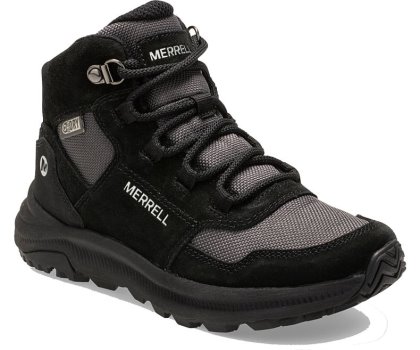 Merrell Ontario 85 Vedenpitävät Lasten Saappaat Mustat | 40912K-1HB