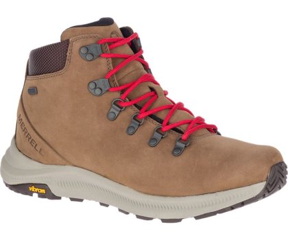 Merrell Ontario Mid Vedenpitävät Miesten Vaelluskengät Tummanruskea | 35911M-2HD