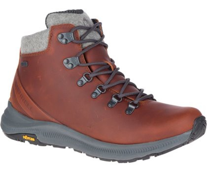 Merrell Ontario Thermo Mid Vedenpitävät Miesten Vaellussaappaat Ruskea | 41494M-2HB