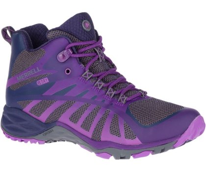 Merrell Siren Edge Q2 Mid Vedenpitävät Naisten Vaelluskengät Violetit | 34609W-1HP