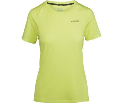 Merrell Tencel® Lyhyt Sleeve Tee with drirelease® Fabric Naisten Lyhythihaiset Paidat Vaaleanvihreä | 38891W-1SL