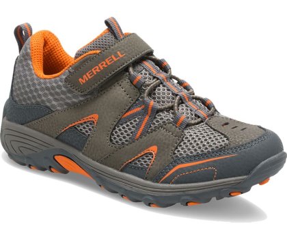 Merrell Trail Chaser Lasten Vaellussaappaat Tummanoliivinvihreä Oranssi | 30998K-2HD